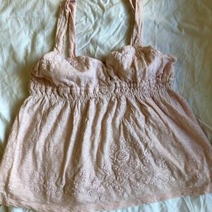 From Anthropoligie: Embroidered baby-doll cami